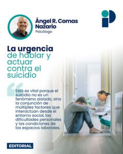 la urgencia de hablar y actuar contra el suicidio