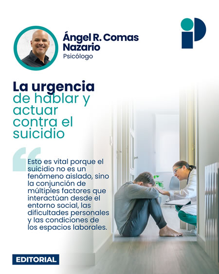 la urgencia de hablar y actuar contra el suicidio